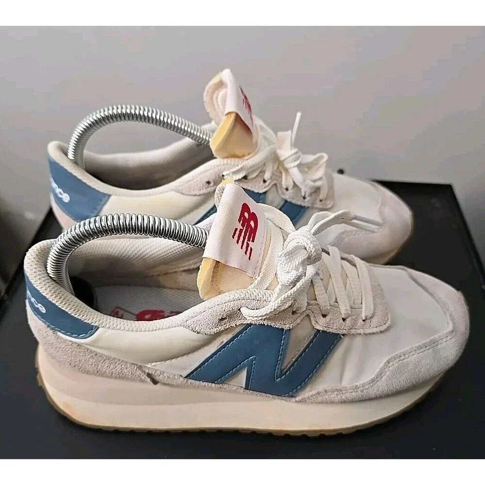 New Balance Mens 237 Nimbus Cloud/White Fashion Sneaker Size‎ 5.5